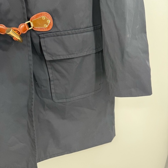 MICHAEL Michael Kors Toggle softshell Coat Navy Blue Cotton-Blend Size Medium - Picture 7 of 9